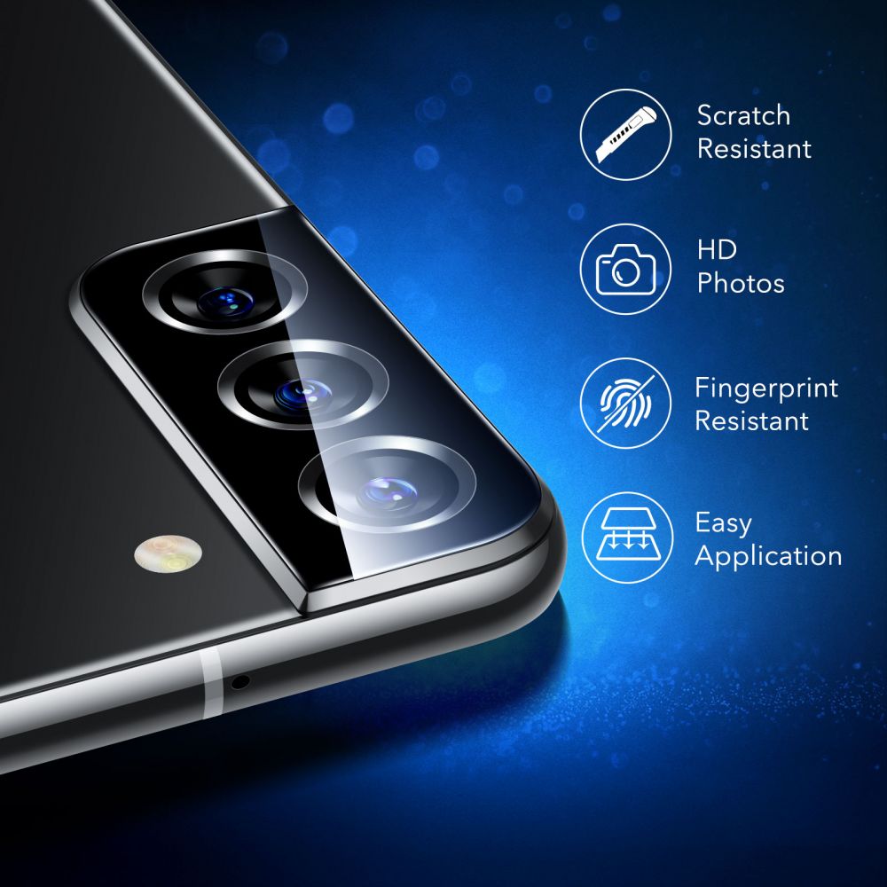 ESR Samsung Galaxy S22 / S22 Plus Camera Lens Αντιχαρακτικό Γυαλί για την Κάμερα - 2 Τεμάχια - Black