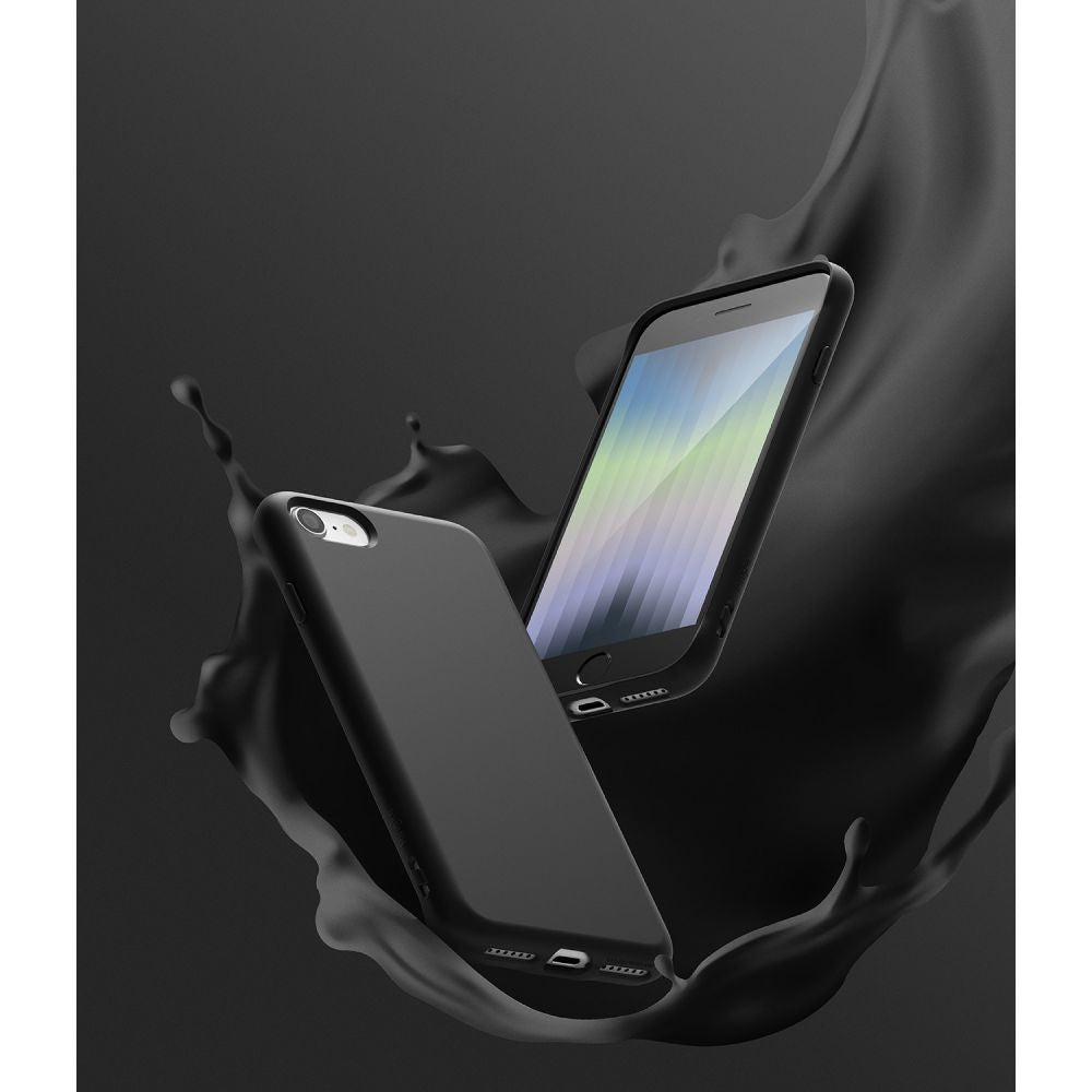 Ringke iPhone SE 2022 / SE 2020 / 7 / 8 Air S TPU Case Θήκη Σιλικόνης - Black