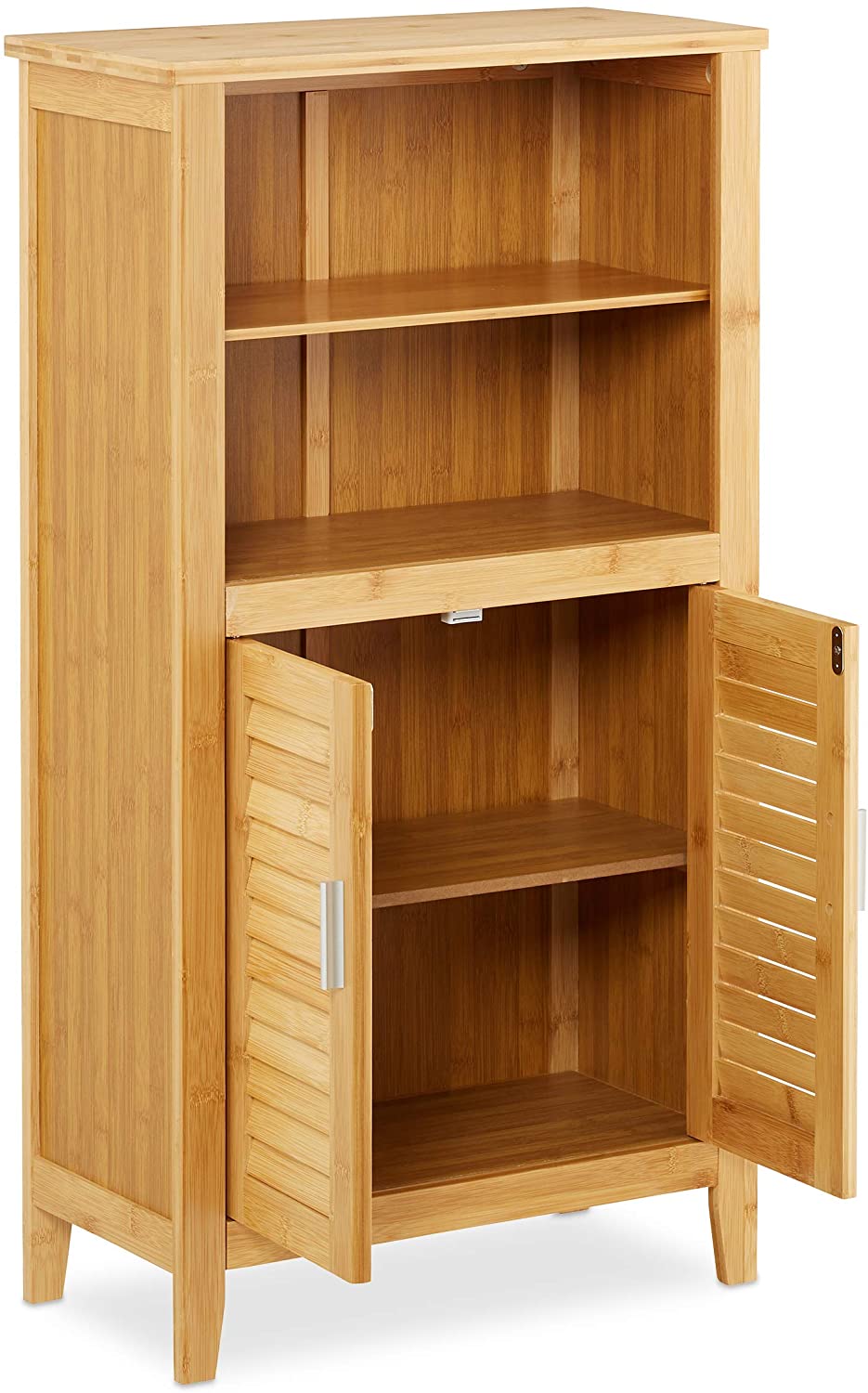 Relaxdays Ντουλάπι Μπάνιου - Natural - 4052025192020