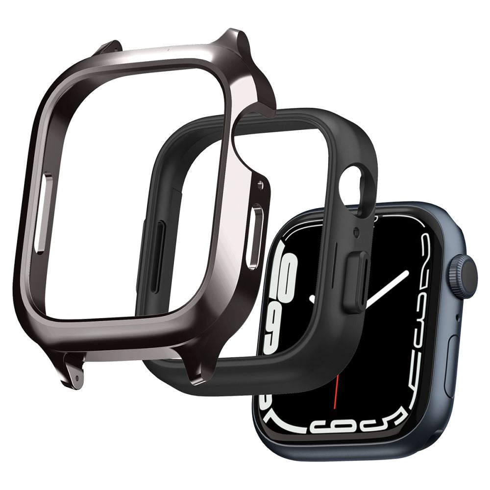 Spigen Λουράκι Apple Watch 7 / 8 / 9 - 45 mm Metal Fit Prowith Protective Case με Θήκη Προστασίας - Graphite