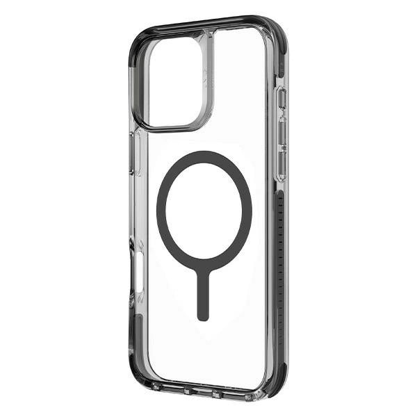 Uniq iPhone 16 Combat Magclick Σκληρή Θήκη με Πλαίσιο Σιλικόνης και MagSafe - Black
