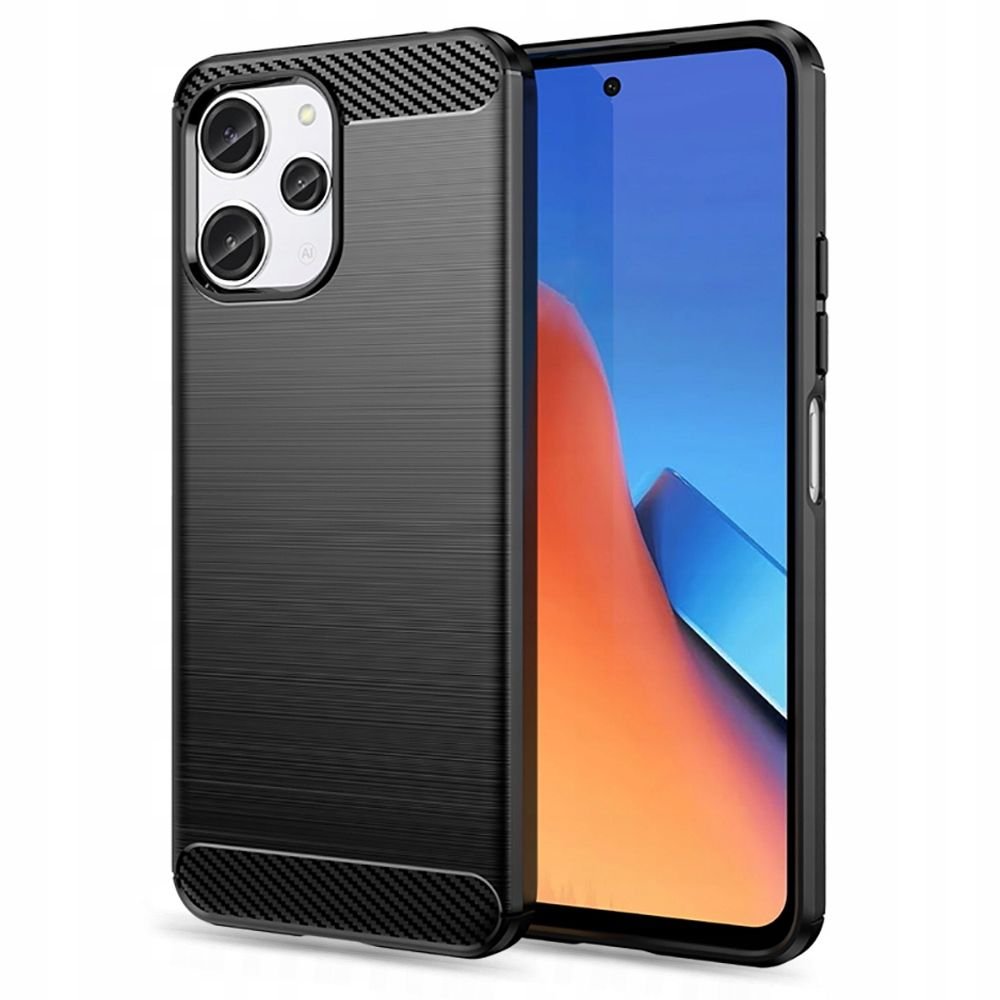 Tech - Protect Xiaomi Redmi 12 4G Carbon TPU Θήκη - Black