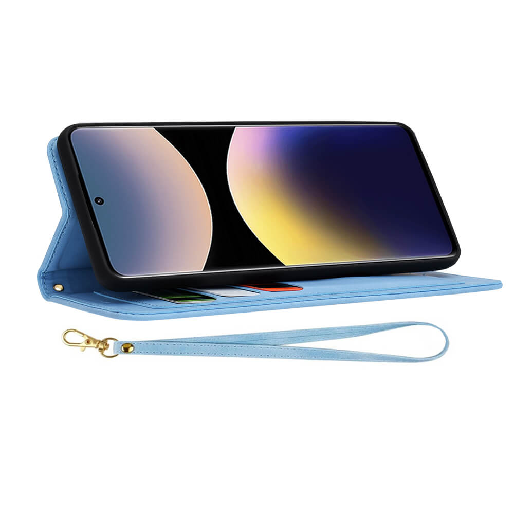 Techsuit Xiaomi Redmi Note 14 Pro 4G - FlipCraft - Θήκη Πορτοφόλι από Δερματίνη - Vibrant Blue