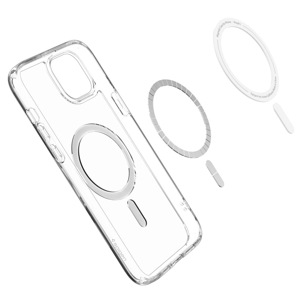 Spigen iPhone 15 Ultra Hybrid Mag Σκληρή Θήκη με Πλαίσιο Σιλικόνης Και MagSafe - Graphite