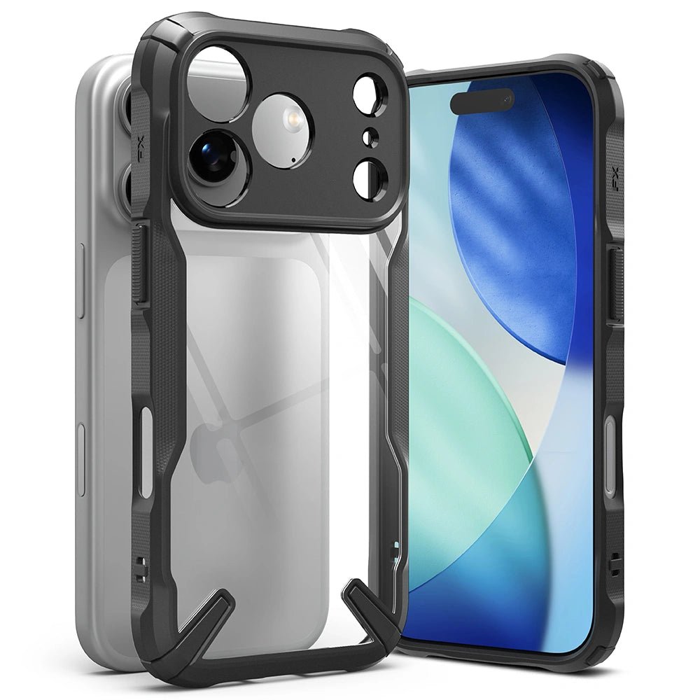 Ringke iPhone 17 Pro Max - Fusion X Σκληρή Θήκη με Πλαίσιο Σιλικόνης - Διάφανη / Black