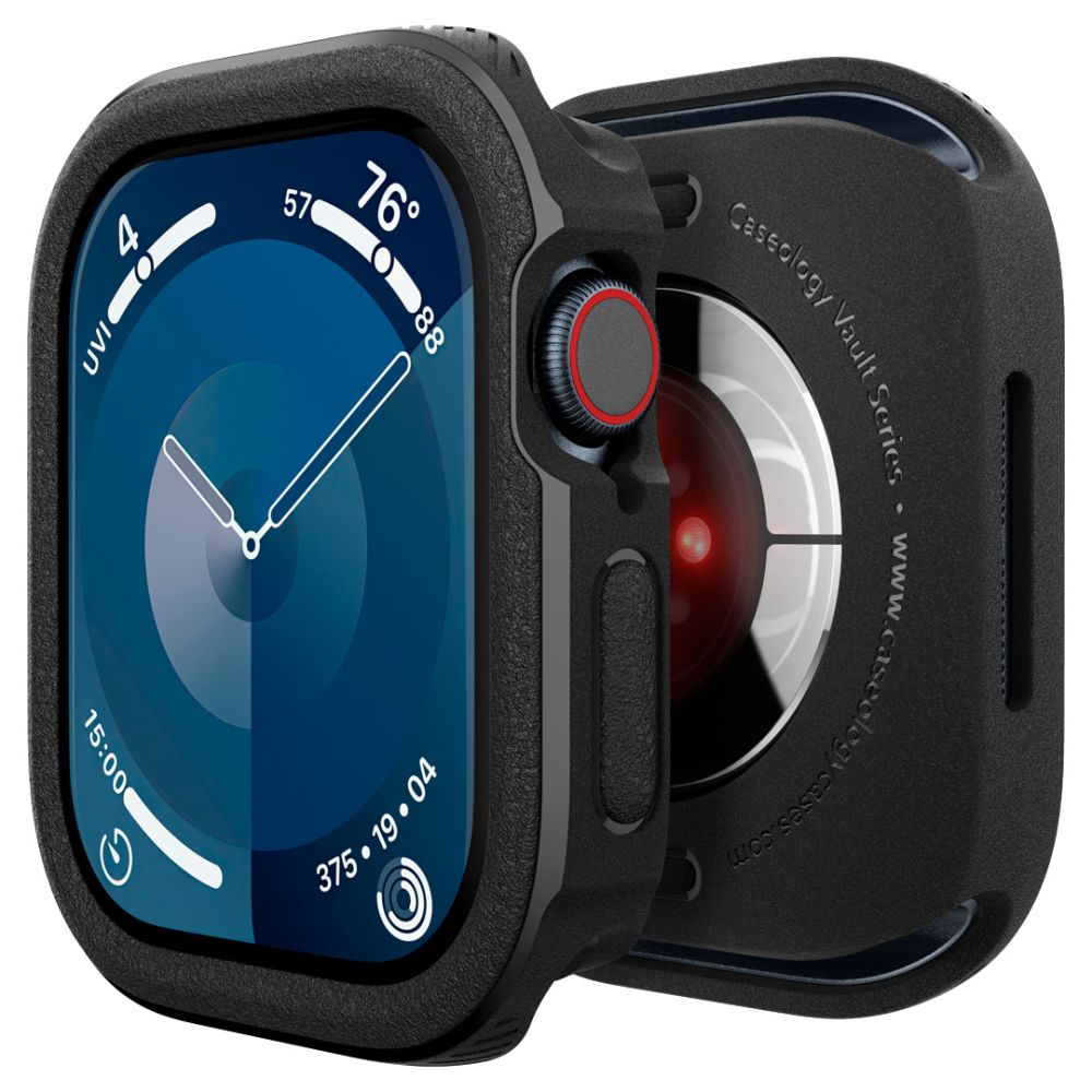 Caseology Θήκη Apple Watch 10/11 - 46mm Vault Θήκη Σιλικόνης - Matte Black