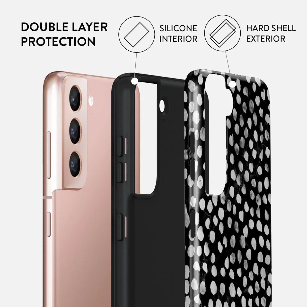 Burga Samsung Galaxy S22 Plus Fashion Tough Σκληρή Θήκη - Night Sky