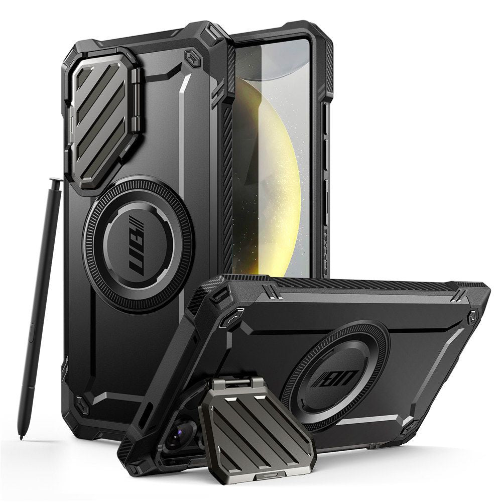 Supcase Samsung Galaxy S25 Ultra UB XT Mag Σκληρή Θήκη με Κάλυμμα Κάμερας / Stand και Magsafe - Black