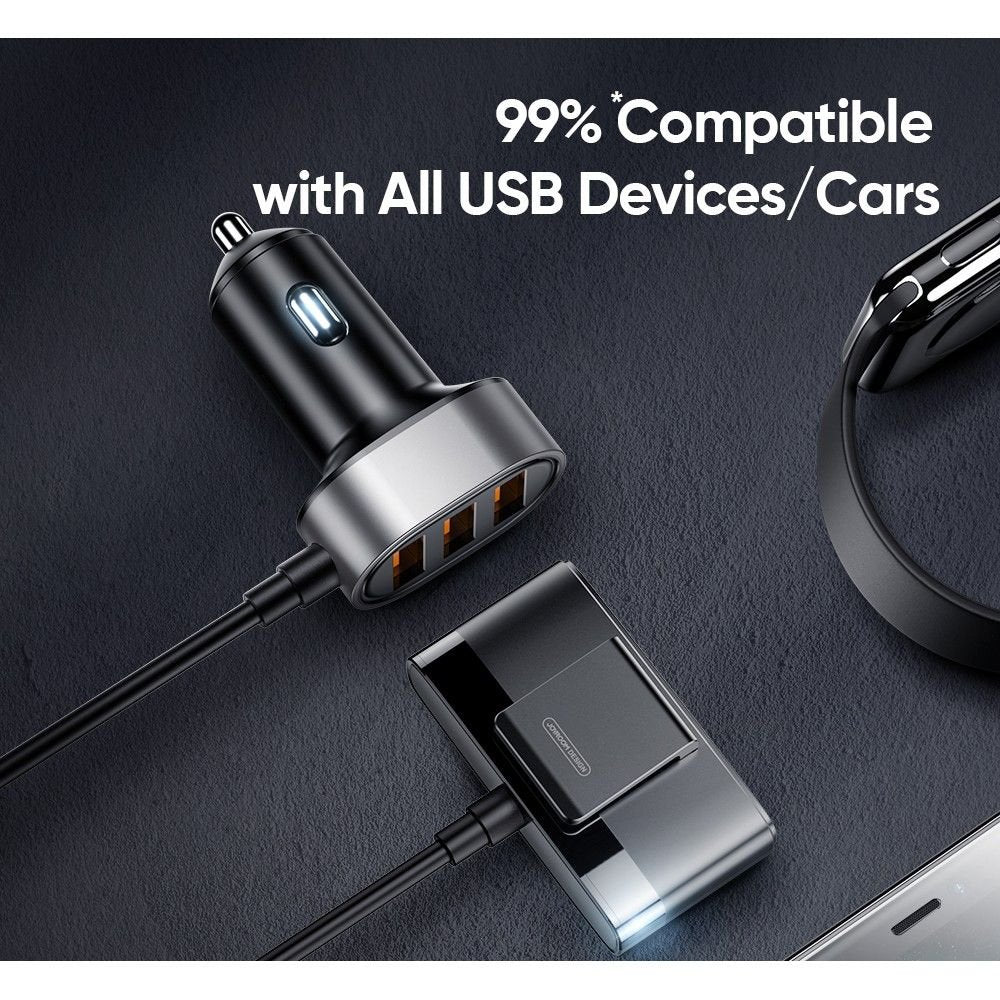 Joyroom JR - CL03 5 - Port - Φορτιστής Αυτοκινήτου με 5 Θύρες USB 6.2A - Black