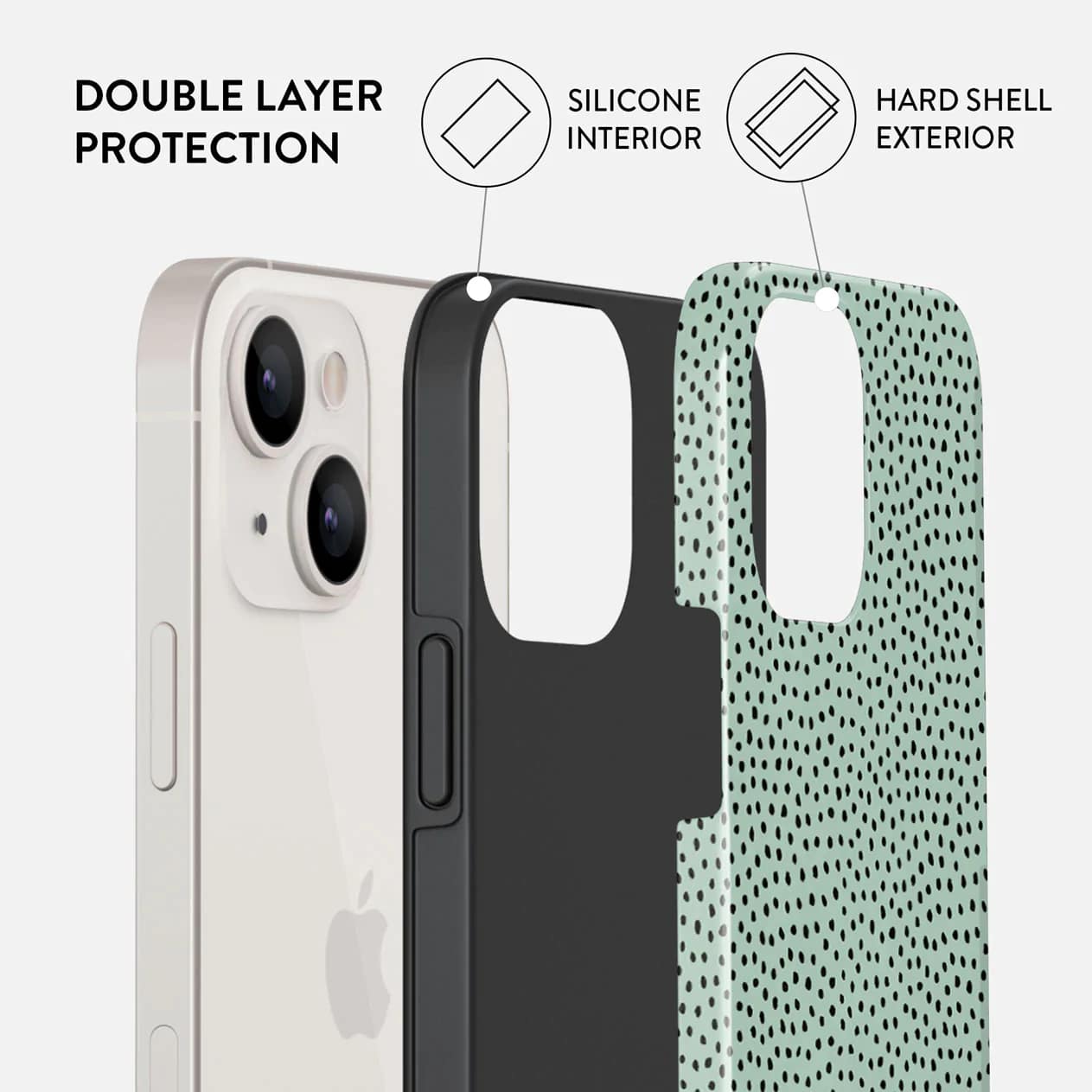 Burga iPhone 14 Plus Fashion Tough Σκληρή Θήκη - Mint Gelato