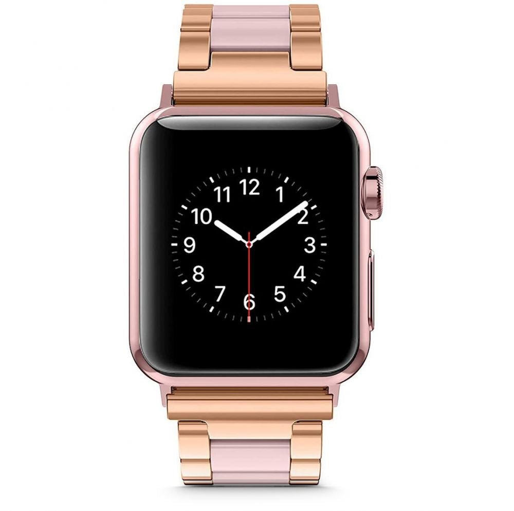 Tech - Protect Λουράκι Apple Watch 4 / 5 / 6 / 7 / 8 / 9 / SE / ULTRA 1 / ULTRA 2 - 42 / 44 / 45 / 49 mm Modern Μπρασελέ - Pearl