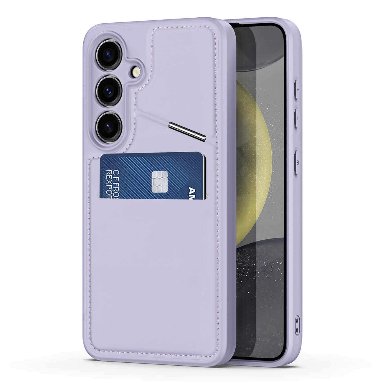 Dux Ducis Samsung Galaxy S24 Rafi II Mag Anti - RFID Θήκη με Υποδοχή για Κάρτες / Stand και MagSafe - Purple