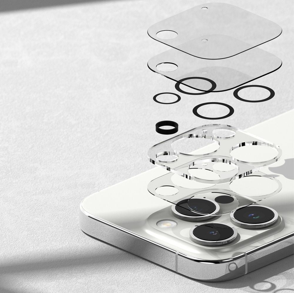 Ringke iPhone 15 Pro Camera Protector Αντιχαρακτικό Γυαλί για την Κάμερα - 2 Τεμάχια - Διάφανο