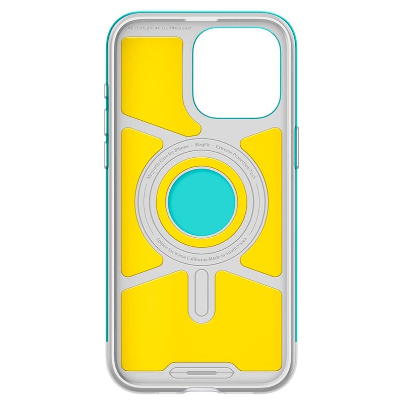 Spigen iPhone 15 Pro Max Classic C1 Mag Σκληρή Θήκη με Πλαίσιο Σιλικόνης και MagSafe - Bondi Blue