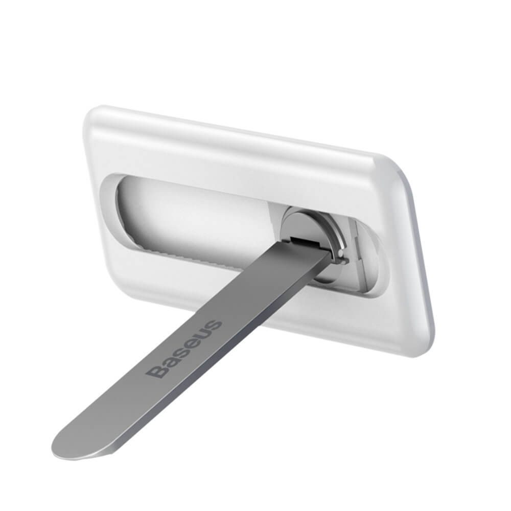 Baseus Self - Adhesive Foldable Phone Holder - Αυτοκόλλητο Stand Κινητού - White - LUXZ000002
