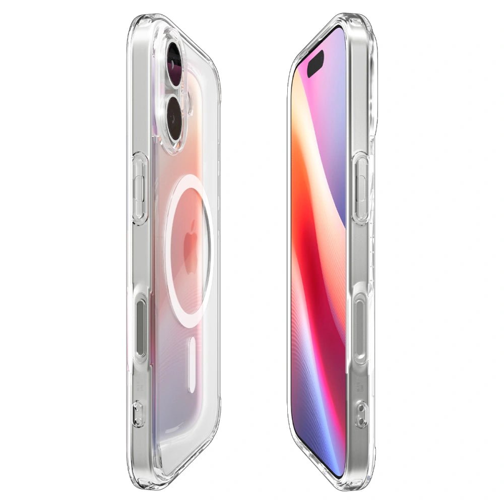 Spigen iPhone 17 - Ultra Hybrid Mag - Σκληρή Θήκη με Πλαίσιο Σιλικόνης Και MagSafe - Clear / White