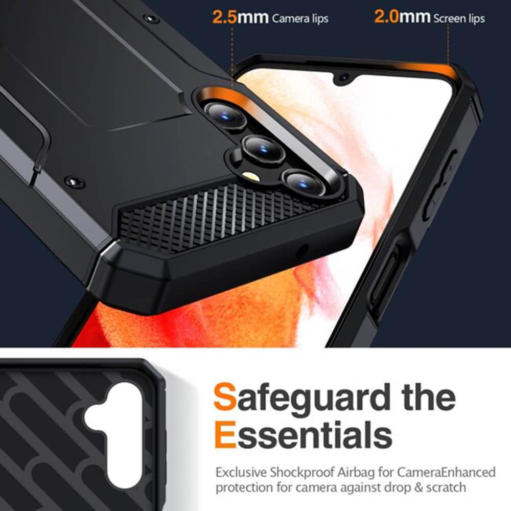 Techsuit Samsung Galaxy A26 5G Hybrid Armor Θήκη - Black