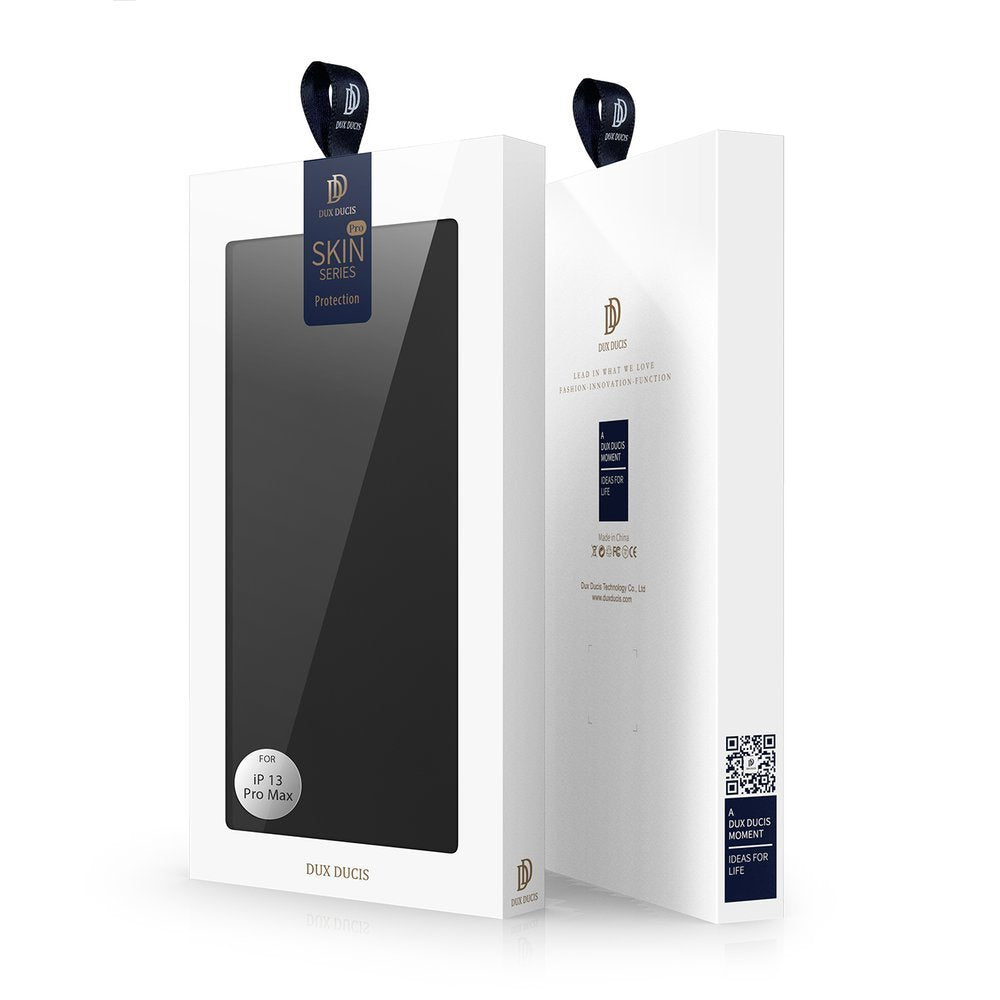 Dux Ducis iPhone 13 Pro Max Flip Stand Case Θήκη Βιβλίο - Black