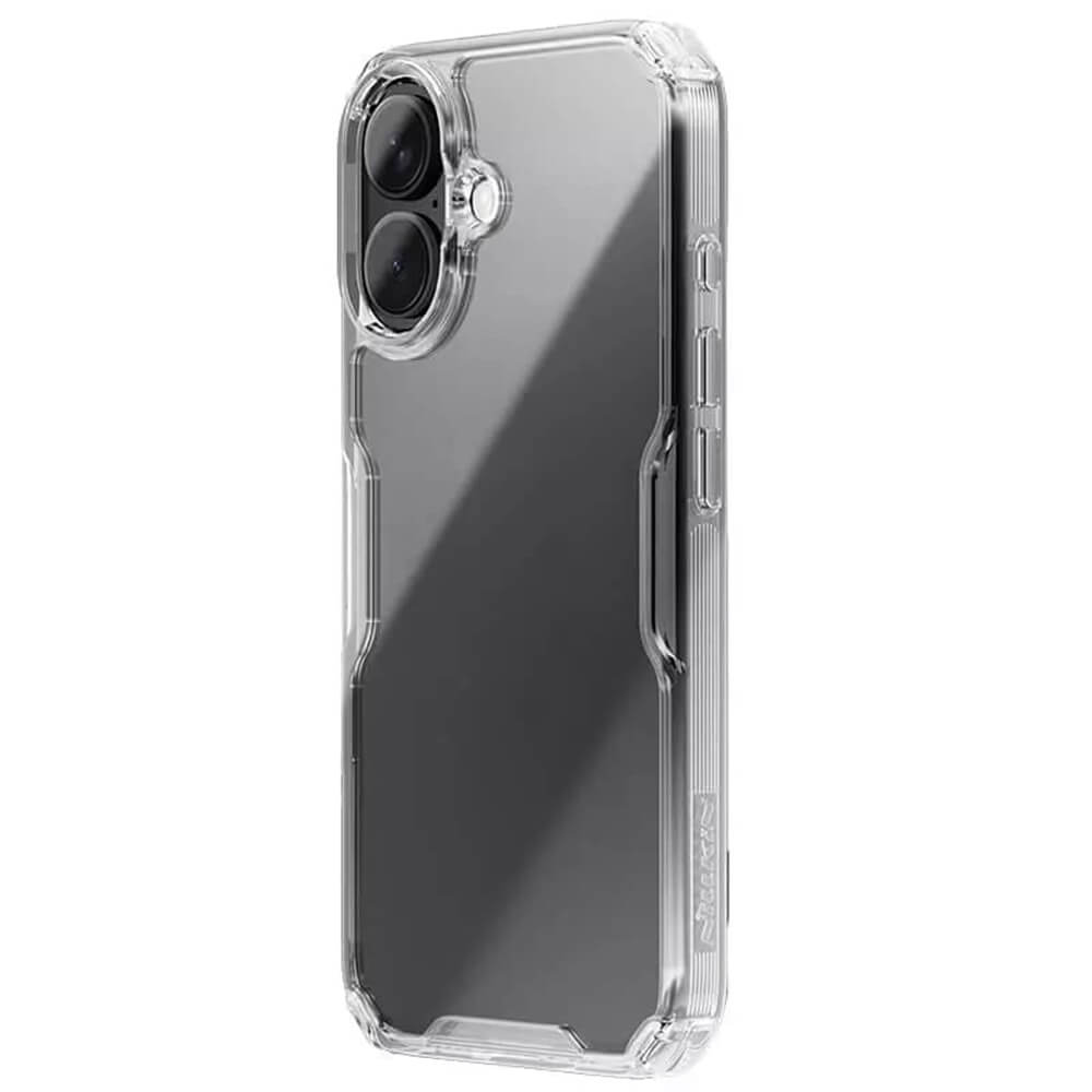 Nillkin iPhone 16 Plus Nature Pro - Σκληρή Θήκη με Πλαίσιο Σιλικόνης - Διάφανη