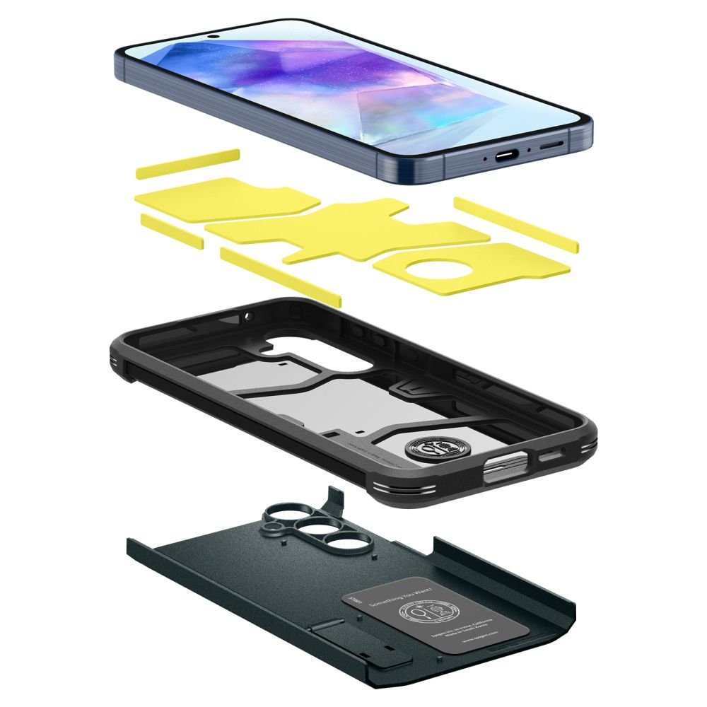 Spigen Samsung Galaxy A55 5G Tough Armor Σκληρή Θήκη - Abyss Green