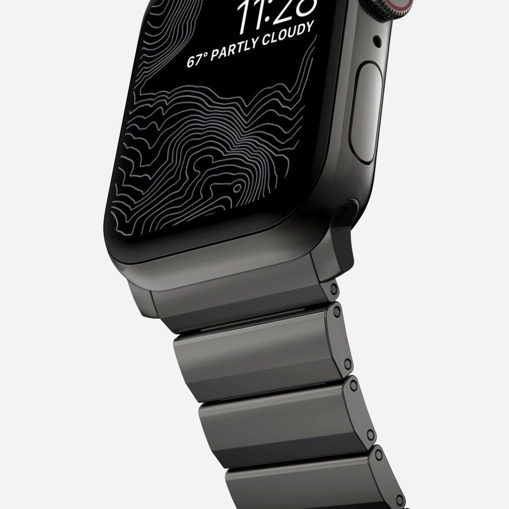 Tech - Protect Λουράκι Apple Watch 8/9/10/11 - SE (1/2/3) - Ultra (1/2/3) – 44/45/46/49mm SteelBand από Ανοξείδωτο Ατσάλι - Black
