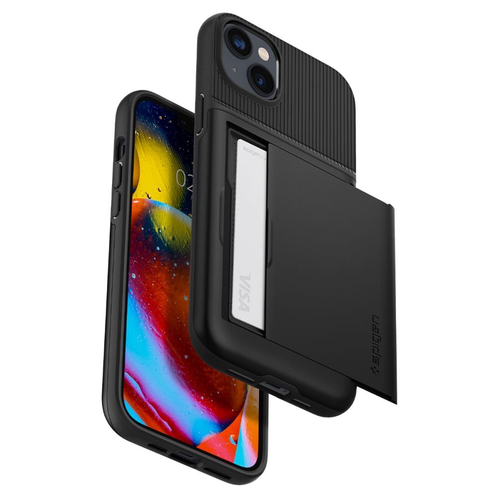 Spigen iPhone 14 Plus / iPhone 15 Plus Slim Armor CS Σκληρή Θήκη - Black