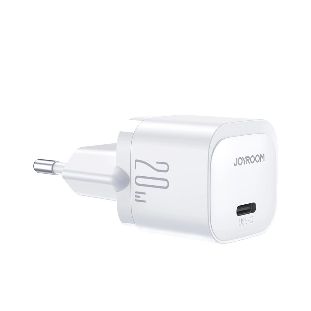 Joyroom Mini PD 20W Οικιακός Φορτιστής Γρήγορης Φόρτισης με Θύρα Type - C - White - JR - TCF02