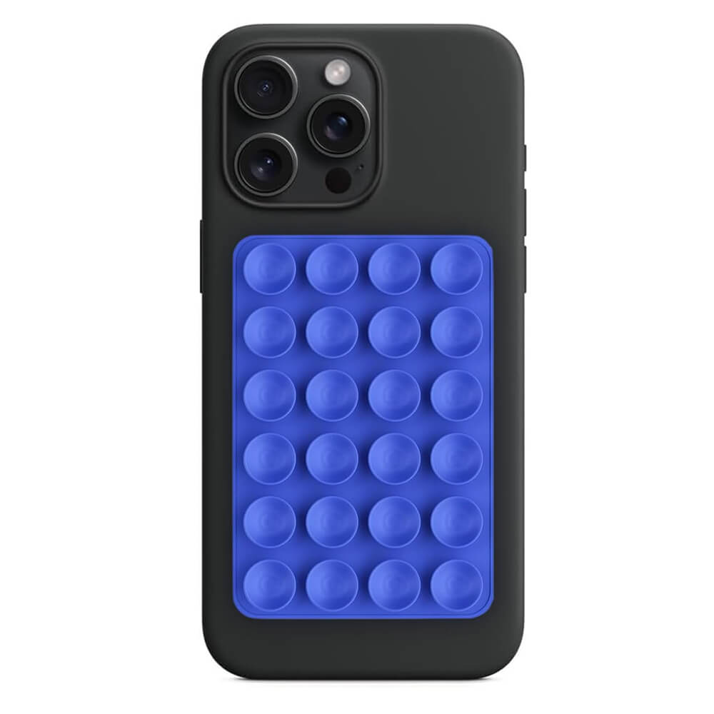 Techsuit Phone Holder Αξεσουάρ Στερέωσης Κινητού με Ενσωματωμένες Βεντούζες - Dark Blue