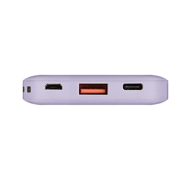 Uniq Fuele Mini PowerBank 8000mAh 18W με Καλώδιο UBS to Type - C - Lavender