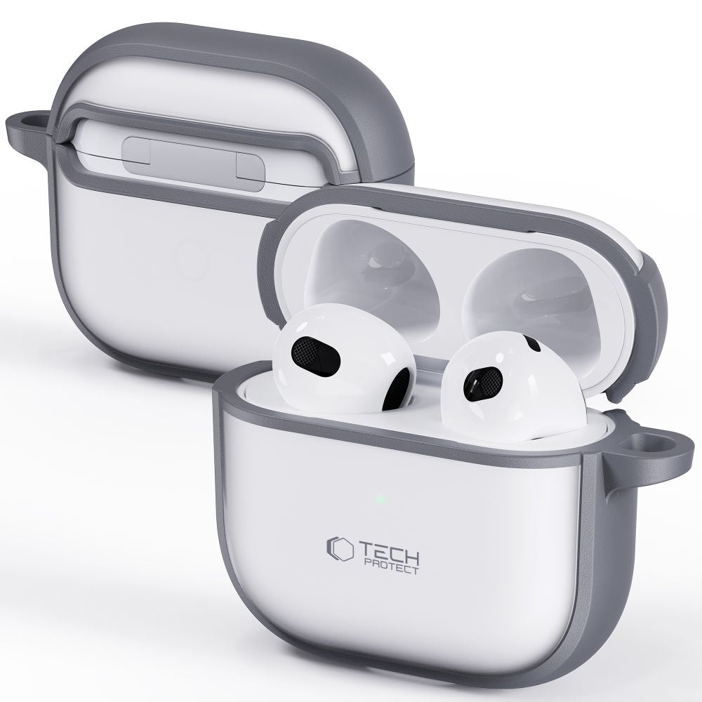 Tech - Protect AirPods 4 - Θήκη από Σκληρό Πλαστικό και Σιλικόνη - MagMat - Matte Grey