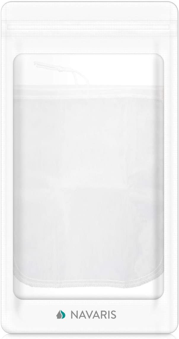 Navaris Organic Nut Milk Bag Σακούλα Γάλακτος - Medium 25 x 30cm - White - 44348.02