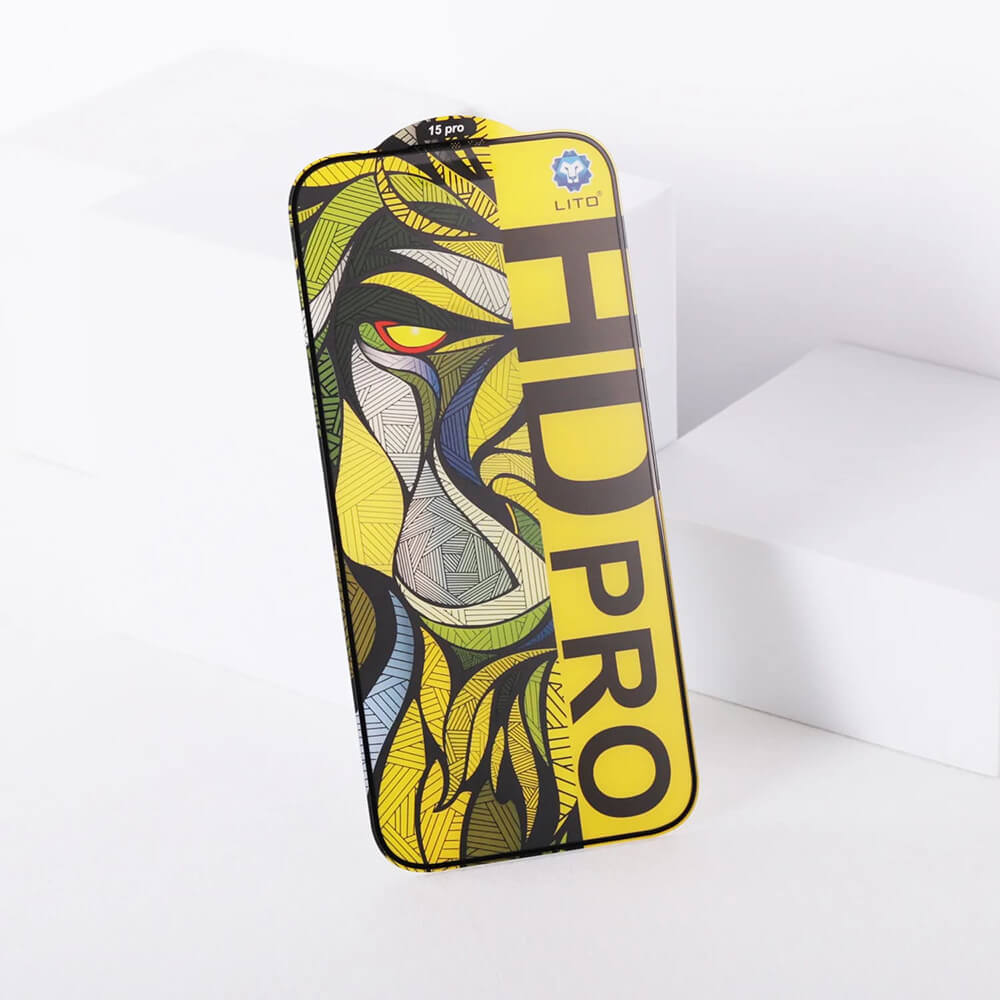 Lito iPhone 16 HD Pro Matte Αντιχαρακτικό Γυαλί Οθόνης - Black