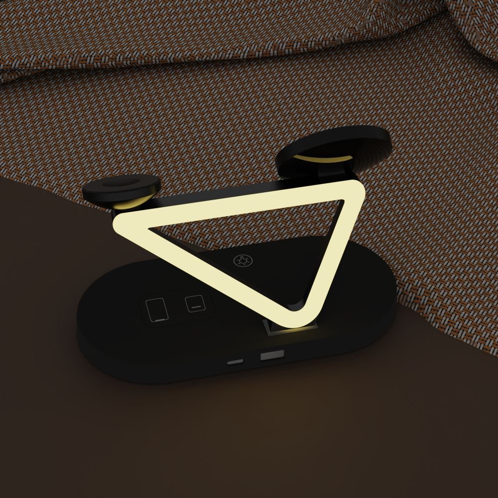 Tech - Protect QI15W - A41 3in1 Ασύρματος Μαγνητικός Φορτιστής MagSafe - Black