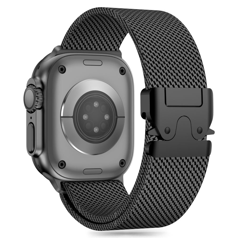 Tech - Protect Λουράκι Apple Watch 8/9/10/11 - SE (1/2/3) - Ultra (1/2/3) – 44/45/46/49mm Milano από Ανοξείδωτο Ατσάλι - Black