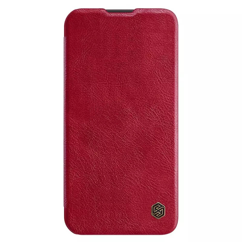 Nillkin Samsung Galaxy A54 5G Qin Leather Pro Flip Book Case with Camera Protection Θήκη Βιβλίο με Κάλυμμα για την Κάμερα - Red