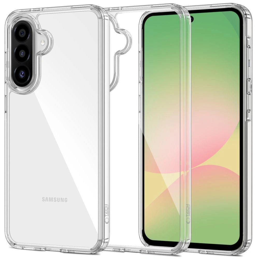 Tech - Protect Samsung Galaxy A36 5G Flexair Hybrid Σκληρή Θήκη με Πλαίσιο Σιλικόνης - Διάφανη