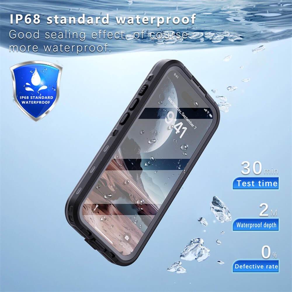 ShellBox iPhone 16 Plus - Αδιάβροχη Θήκη IP68 - Black