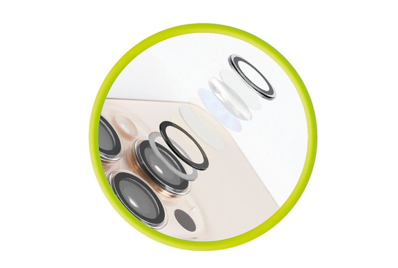 Mobile Origin Easy Lens Guards iPhone 16 Pro / iPhone 16 Pro Max - Προστασία Κάμερας - Αντιχαρακτικό Γυαλί - Διάφανο