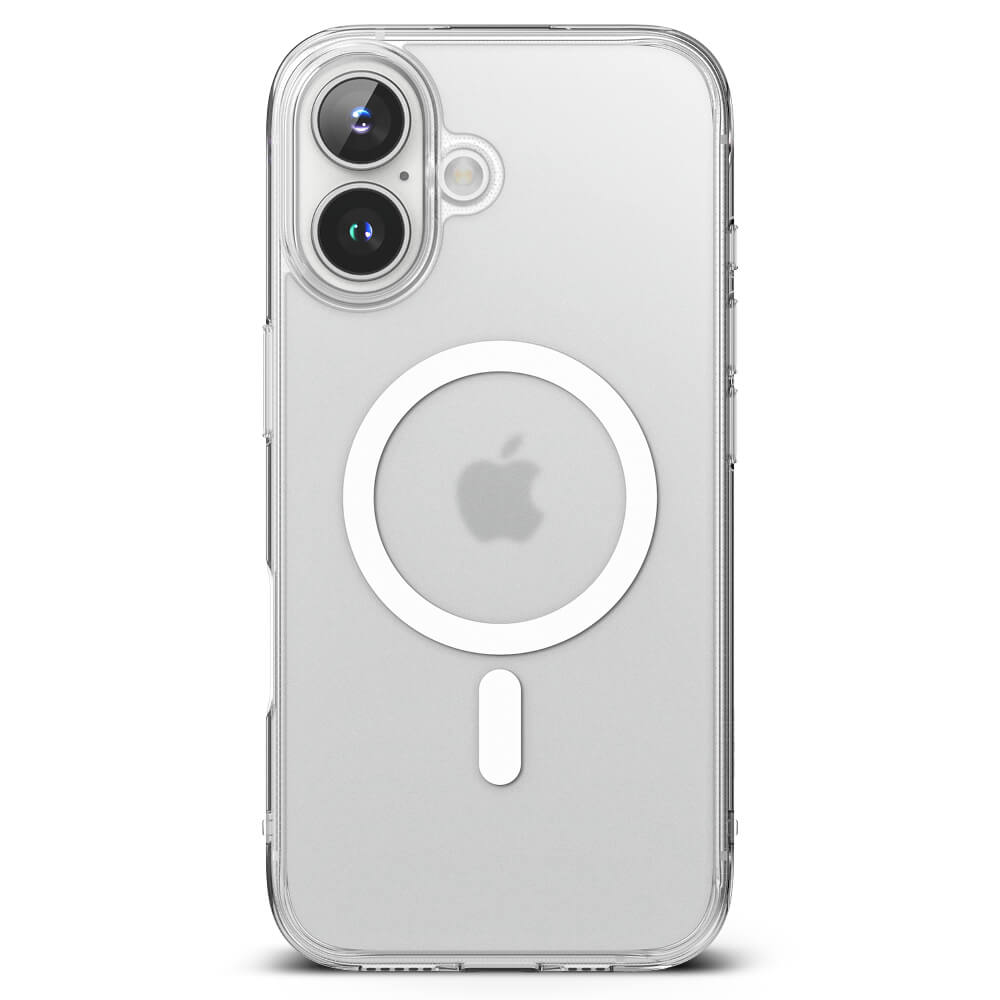 Ringke iPhone 16 Plus Fusion Σκληρή Θήκη με Πλαίσιο Σιλικόνης και MagSafe - Ματ Διάφανη