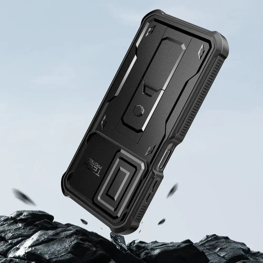 Tech - Protect Samsung Galaxy A26 5G Kevlar Cam+ Θήκη 360 Full Body με Προστασία για την Οθόνη και την Κάμερα και Stand - Black