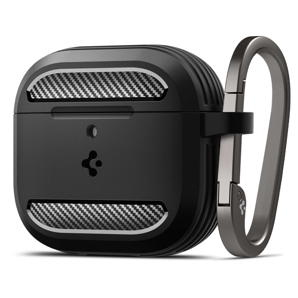 Spigen AirPods 4 Θήκη Σιλικόνης - Rugged Armor - Matte Black