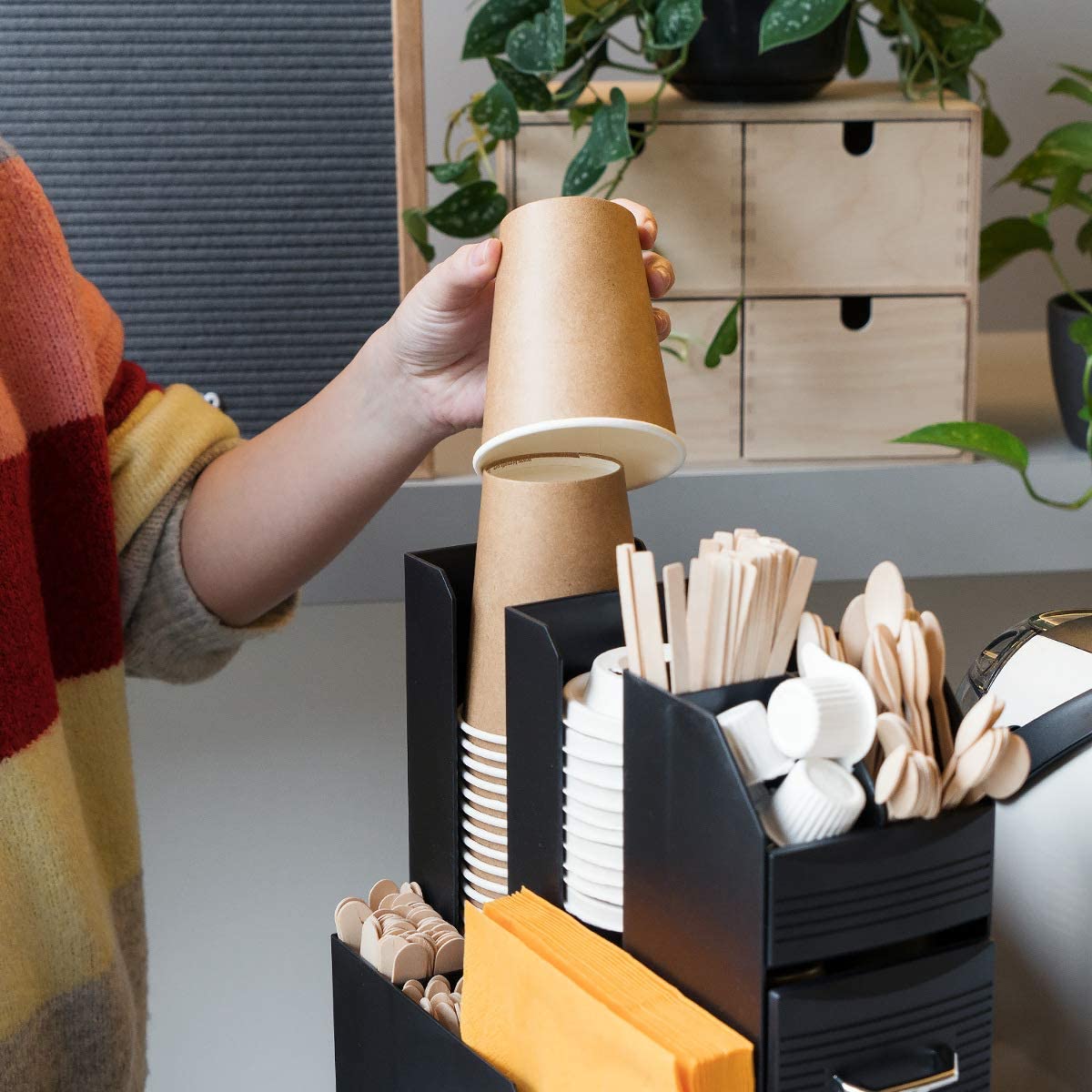 Navaris Αξεσουάρ για Οργάνωση και Αποθήκευση Καφέ και Τσάι - Black - 50262.01