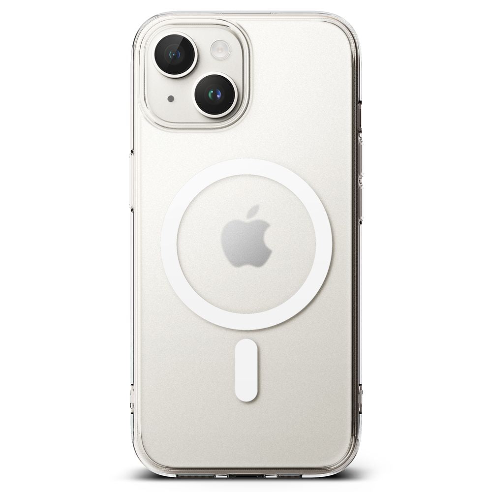 Ringke iPhone 15 Fusion Σκληρή Θήκη με Πλαίσιο Σιλικόνης και MagSafe - Matte Clear