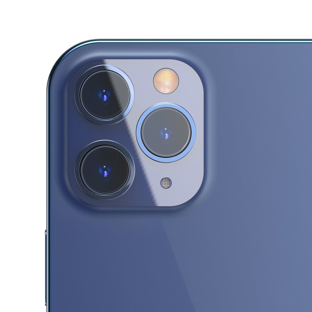 Baseus iPhone 12 Pro / iPhone 12 Pro Max Gem Camera Lens 3H 0.25mm Προστατευτικό Φιλμ για την Κάμερα - 2 Τεμάχια - Διάφανο - SGAPIPH61P - JT02