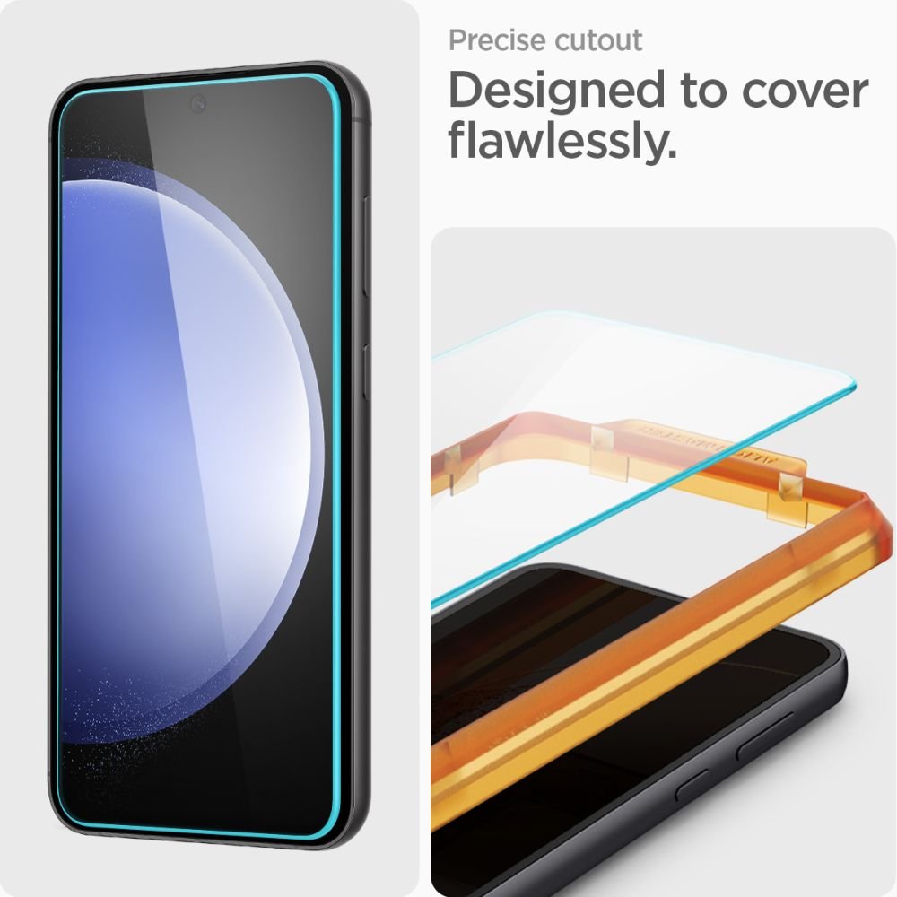 Spigen Samsung Galaxy S23 FE ALM GLAS.tR HD Tempered Glass Αντιχαρακτικό Γυαλί Οθόνης 9H - 2 Τεμάχια - Διάφανα