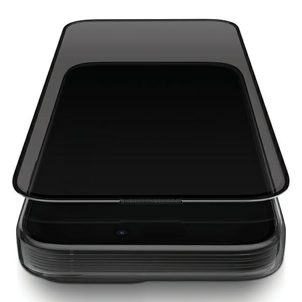 Uniq iPhone 14 Pro Max / 15 Plus 9H Optix Privacy Αντιχαρακτικό Γυαλί Οθόνης με Κιτ Εγκατάστασης - Black