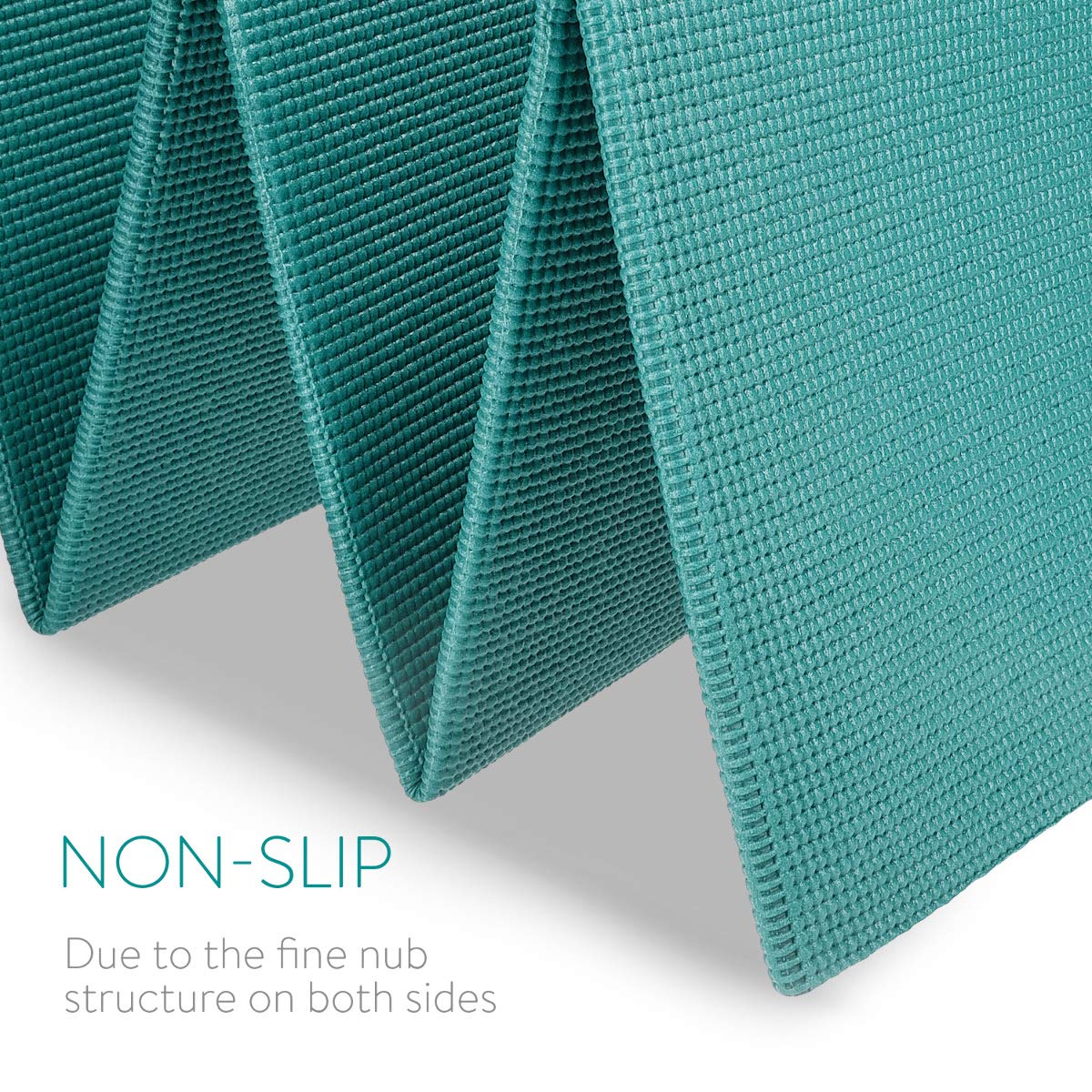 Navaris Workout Mat Στρώμα Γυμναστικής για Γυμναστική / Yoga / Pilates - 4mm Πάχος - Mint - 45983.78