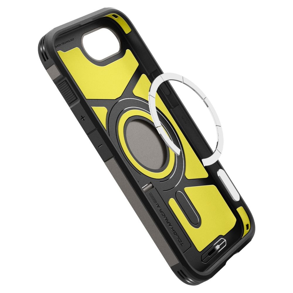 Spigen iPhone 16e Tough Armor Mag Σκληρή Θήκη με MagSafe - Gunmetal