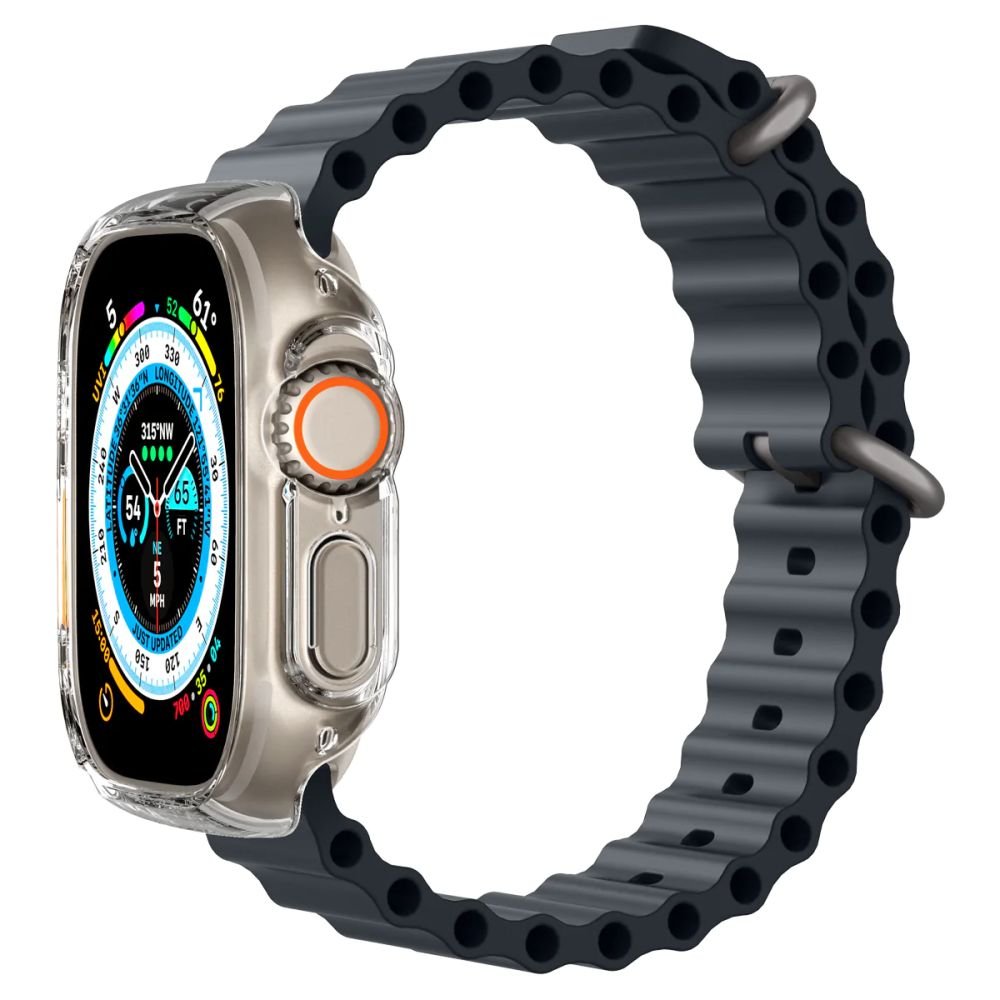 Spigen Θήκη Apple Watch Ultra (1/2/3) - 49mm Thin Fit - Διάφανη