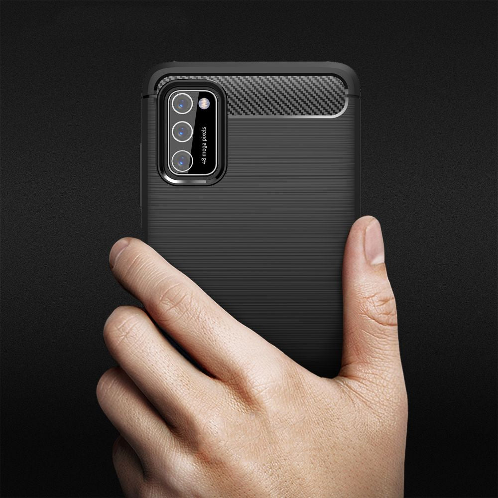 Tech - Protect Samsung Galaxy A03s Θήκη Rugged Carbon TPU - Black